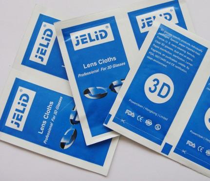 供应3D眼镜消毒纸、眼镜消毒湿巾、眼镜清洁片【JELID】
