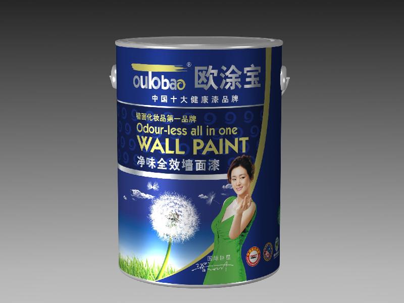净味全效墙面漆 环保涂料水性涂料批发