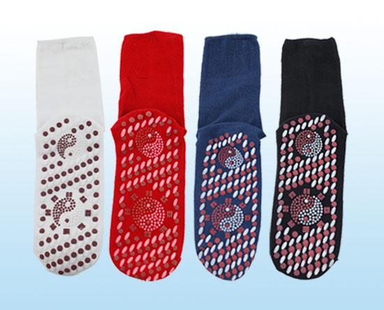 供应自发热纳米袜子涂点按摩保健袜厂家供应