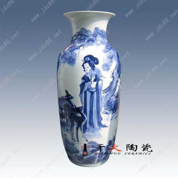 供应景德镇陶瓷花瓶　礼品陶瓷大花瓶　居家装饰花瓶