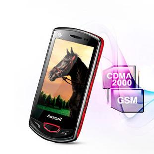 三星W609 GPS导航 双模双待CDMA+GSM制式 从容高贵