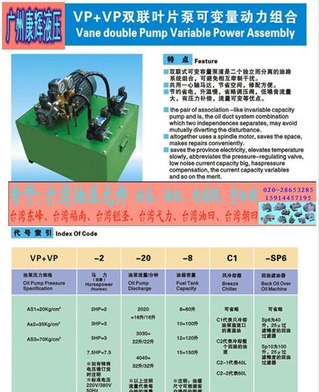 台湾ANSON安颂变量叶片泵PV批发