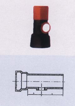 T型接口k9离心球墨铸铁管配套管件