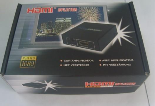 HDMI分配器一进二出，HDMI一分二，2口HDMI分频器 