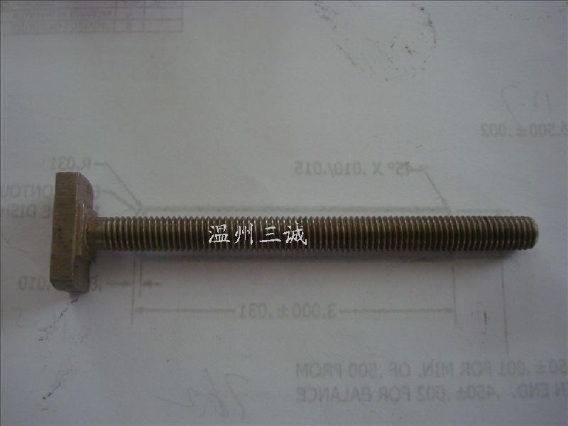 供应不锈钢长螺栓特长T型头螺栓温州长螺栓价格长螺栓定做非标长螺丝