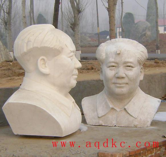 毛主席胸像石雕、汉白玉毛主席胸像、毛主席雕像 XHRW 7193 