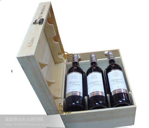 供应木制酒盒市场供应鲁鑫木制品厂图片