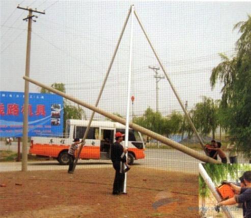 供应北京怀柔平谷通州电线杆立杆机 水泥杆立杆机的厂家 价格