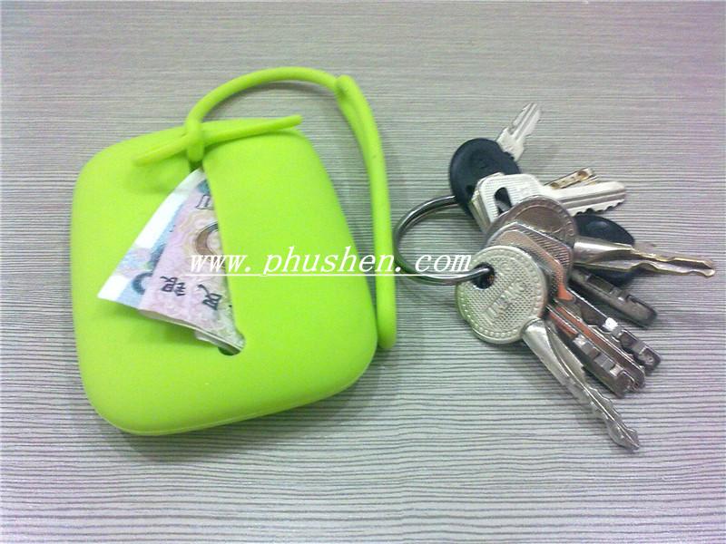 供应硅胶零钱包、硅胶钥匙包、汽车钥匙包