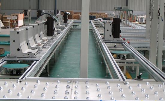 供应电器组装生产线-总装生产线-倍速链组装线-工装板组装线