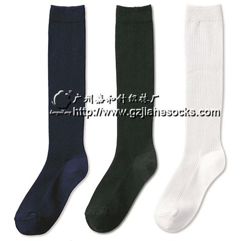 广州针织厂直销学生袜 长筒学生袜 学生袜加工定制
