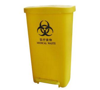 供应50L塑料医疗垃圾桶 脚踏医疗垃圾桶 移动医疗垃圾桶图片