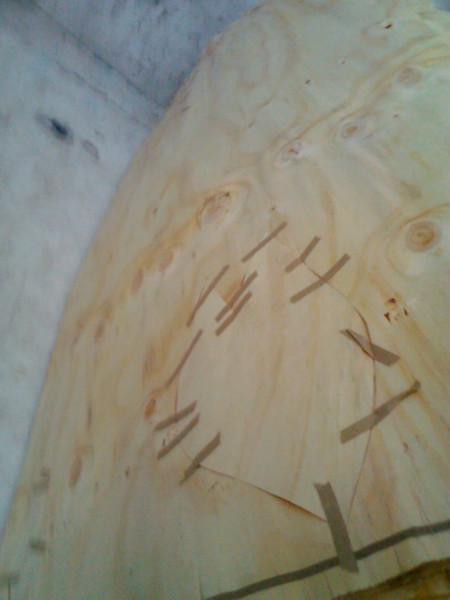 建筑模板松木面板二级板补皮批发