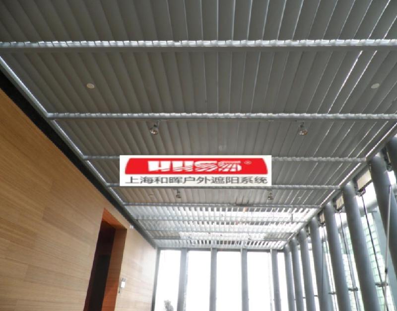 供应铝合金百叶中空梭形百叶建筑外遮阳装饰专用由上海和晖专业生产