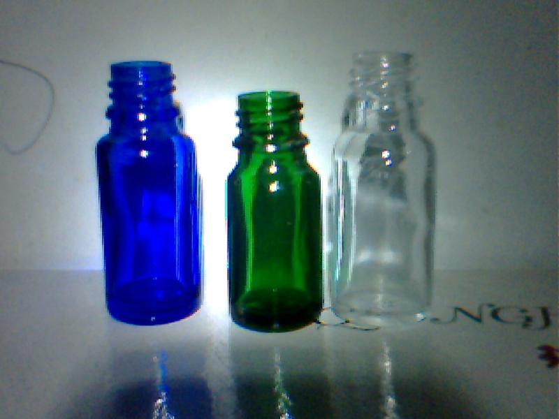 蓝色绿色透明精油瓶批发