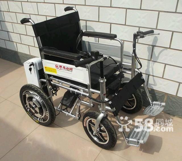 供应正品天津悍马电动轮椅可折叠轻便 双把操作简单结实图片