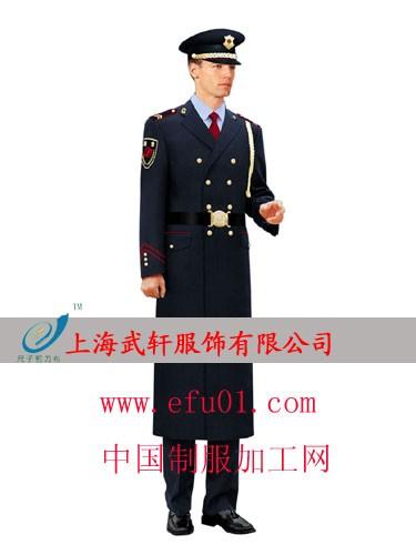 上海市保安大衣服订做厂家供应保安大衣服订做-飞行员大衣-物业保安服-保安冬季呢子大衣
