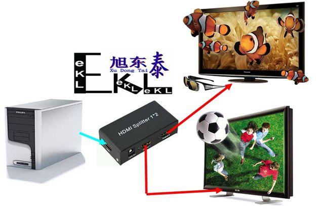 供应好品质HDMI高清分配器一分二 深圳厂家北京直销