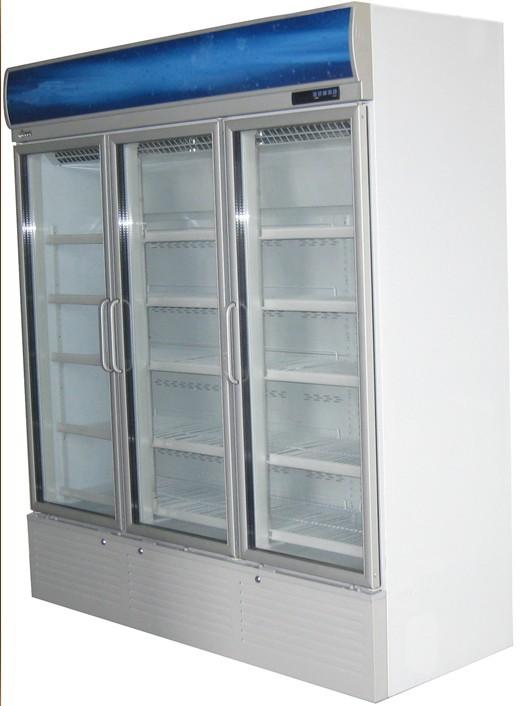 供应普通型三门直冷饮料展示柜