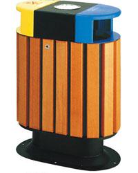 供应钢木分类垃圾桶