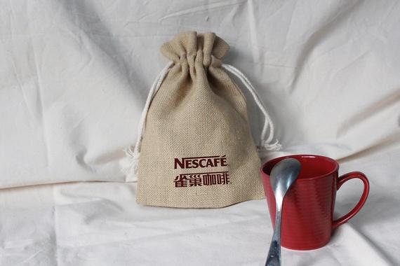 供应郑州咖啡袋天然麻布咖啡袋环保袋