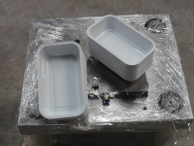 供应白色铝箔餐盒模具