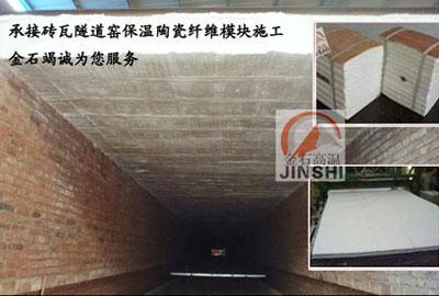 供应广西隧道窑保温陶瓷纤维模块施工