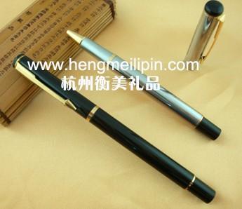 供应杭州签字笔陶瓷笔水性笔广告笔定做商务笔套装商务会议礼品定制定做图片