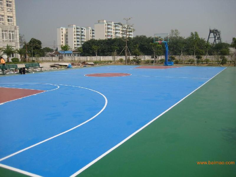 重庆彩色篮球场地坪，重庆彩色篮球场地坪施工队，重庆彩色篮球场地坪施工价格