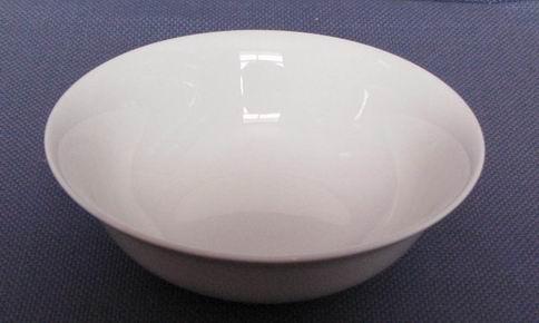 唐山陶瓷工厂 供应骨质瓷白胎 餐具 6寸碗 正品骨质瓷