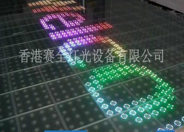 广州市LED互动感应式跳舞砖厂家供应LED互动感应式跳舞砖、LED感应式地板砖、LED互动地板砖