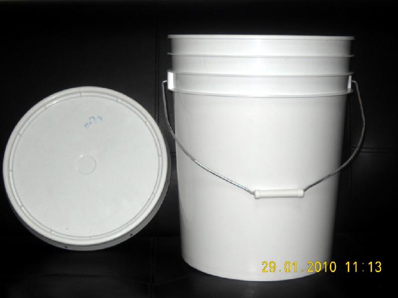 供应厂价直销20L美式白色塑料桶图片