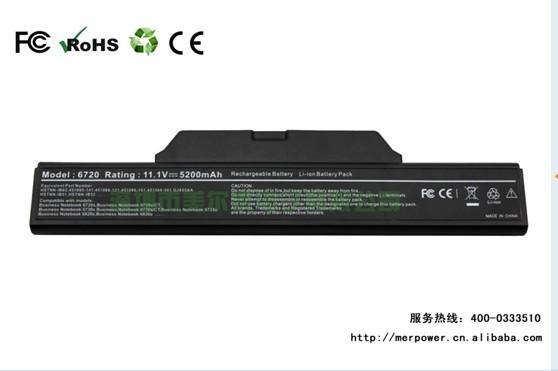 厂家供应笔记本电池批发惠普HP6720