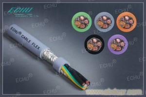 耐磨耐弯曲聚氨酯机器人电缆EKM71900 4芯16平方镀锡铜图片
