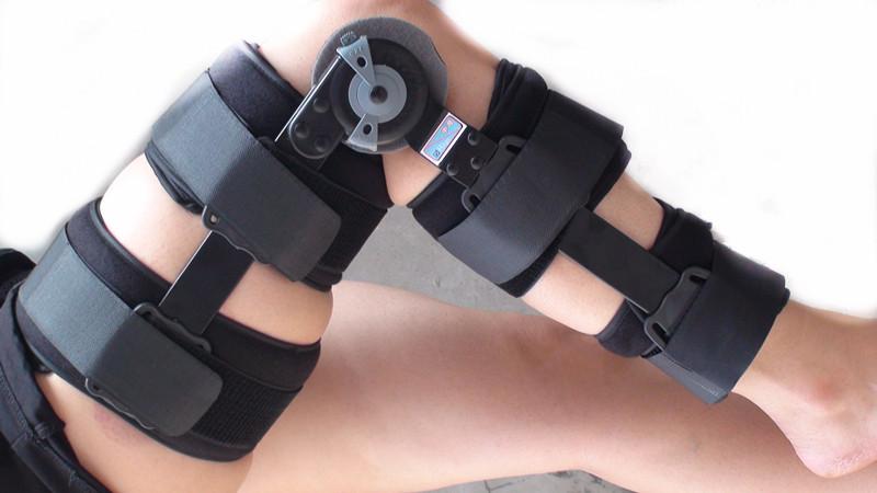膝关节限位固定器下肢固定器下肢矫形器膝部固定器