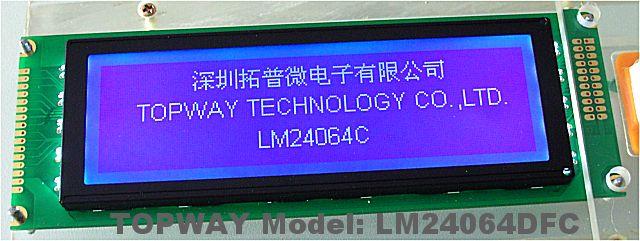 供应240x64点阵LCD/LCM/液晶显示模块图片