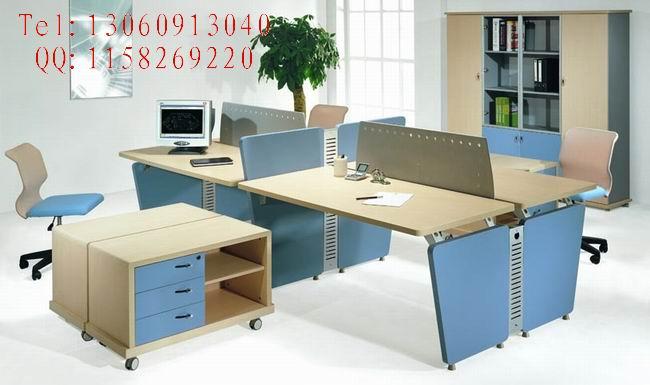 桌面屏风组合办公桌，四人屏风组合工作卡位，桌上屏风办公桌订做