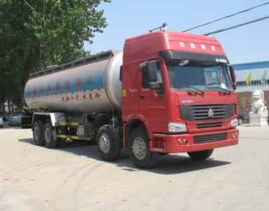 中国重汽粉粒物料运输车厂家说明批发