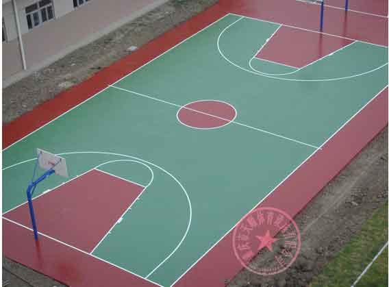 供应2014年新款篮球场重庆浮动地板篮球场重庆最新型篮球场地图片