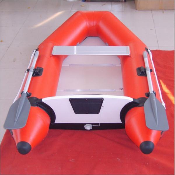 供应海之蓝游艇230F橡皮艇塑钢底板双人加厚PVC夹网橡皮艇 双人加厚PVC夹网硬底橡皮艇