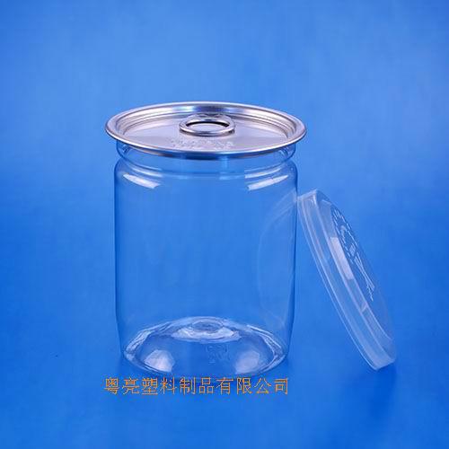 供应塑料罐 1000ml食品塑料瓶 透明花茶包装罐厂家批发