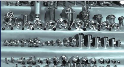 供应温州卫生级流体管阀系列销售，不锈钢流体设备配件厂家
