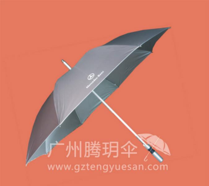广州雨伞厂订做奔驰铝合金高尔夫伞批发