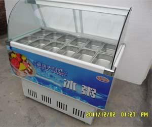 供应开封12格冰粥机15225221630/透视窗豪华冰粥机