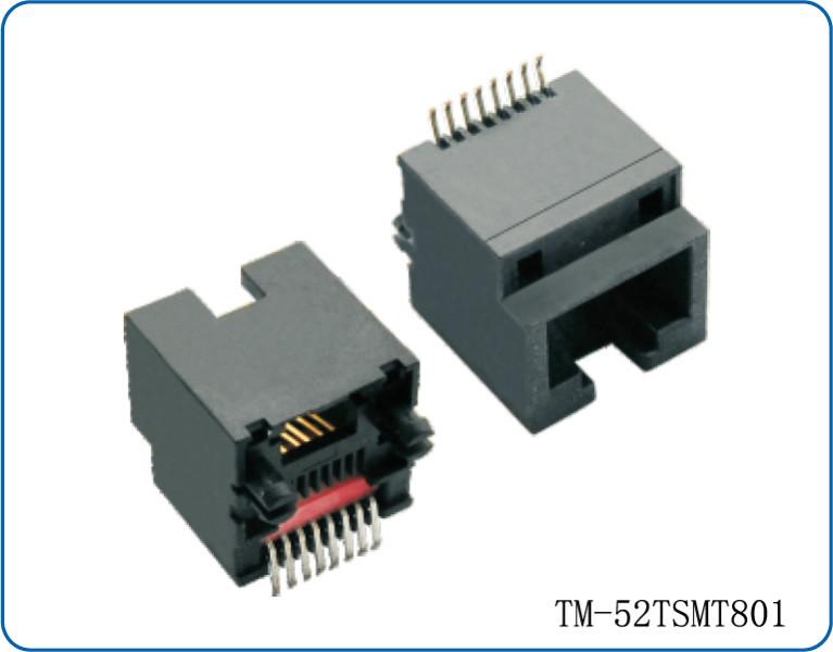 供应RJ45SMT网络插座，贴片式网络接口