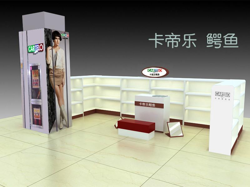 供应用于展示产品的潍坊商场商场烤漆展示柜制作