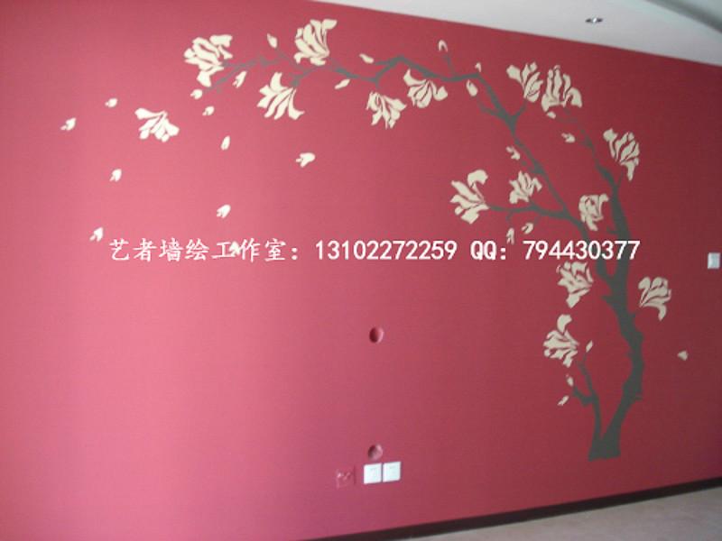 供应天津背景墙彩绘 