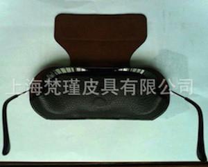 上海厂家定制优质牛皮眼镜保护皮套 眼镜保护套商务礼品选择
