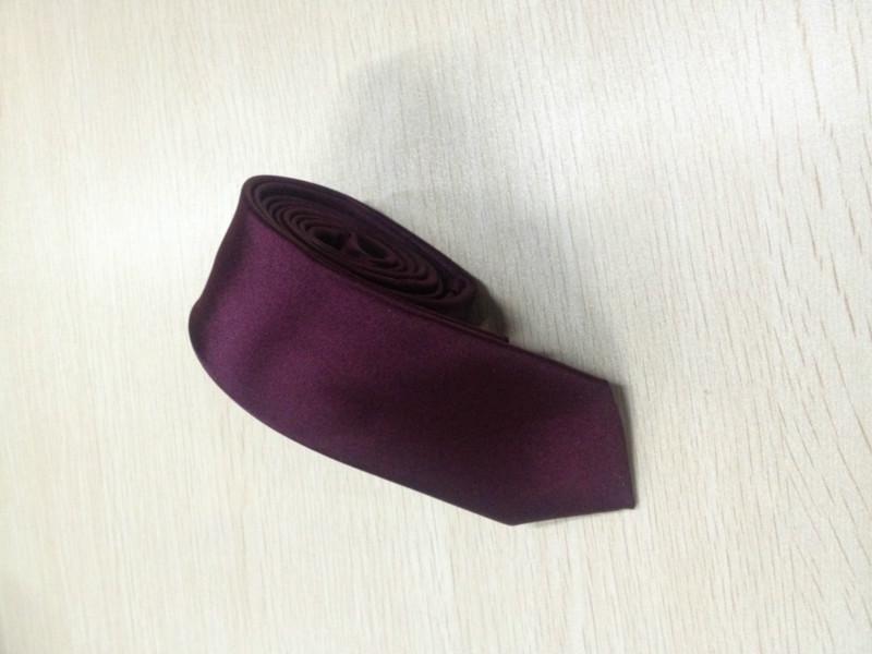 供应时尚休闲潮流净色素色领带 色丁领带批发 涤纶领带报价