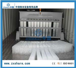 供应中雪2-5吨集装箱式块冰机图片